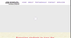 Desktop Screenshot of jodischoles.com