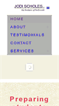 Mobile Screenshot of jodischoles.com